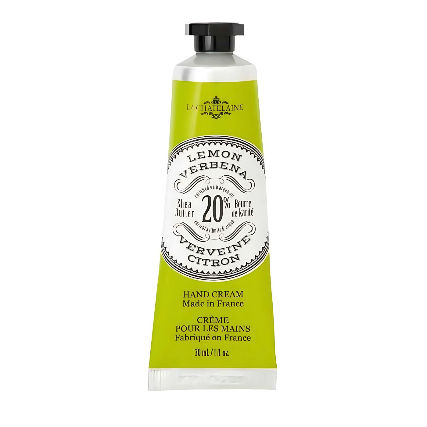 La Chatelaine Lemon Verbena Hand Cream – Ultra-Rich 30ml with Shea Butter & Argan Oil