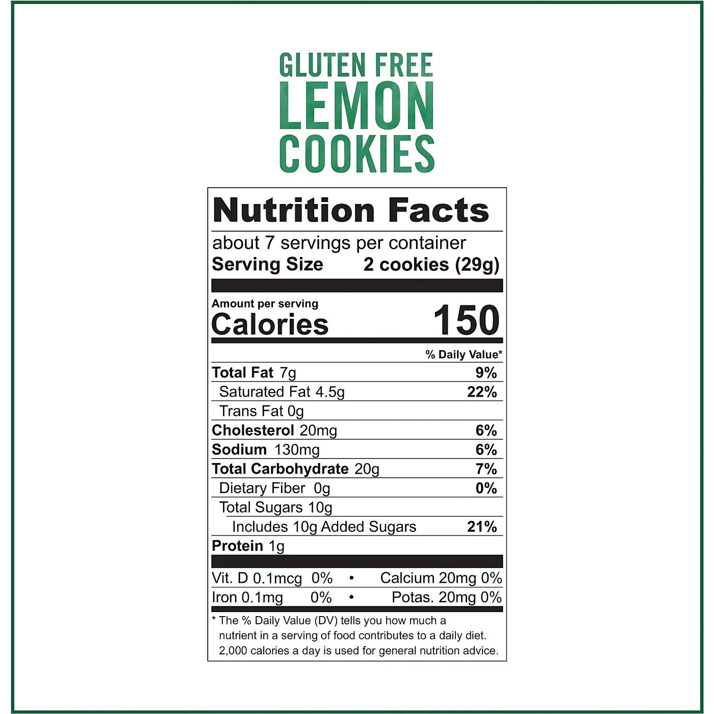 Tate's Gluten Free Lemon Cookies