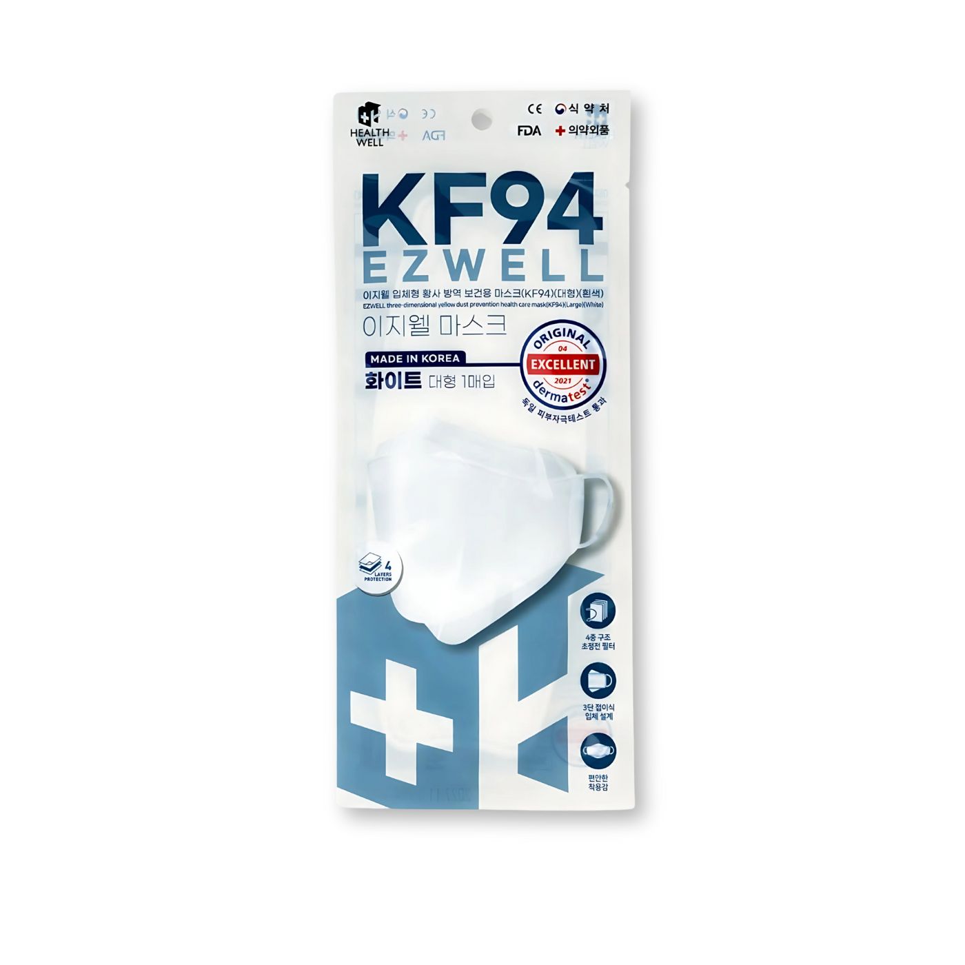 Kowa 3D Facial Mask 5Pc - Royal Navy