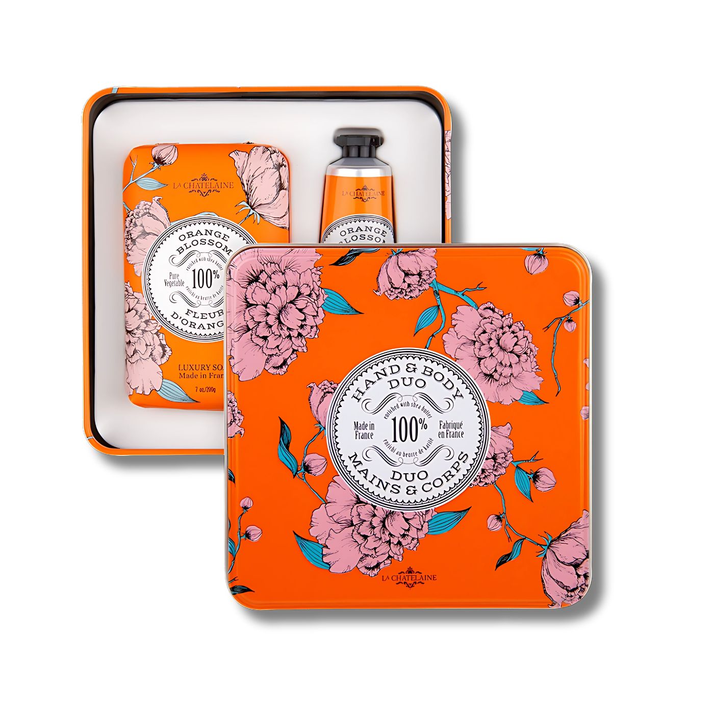 La Chatelaine Orange Blossom Hand + Body Duo Gift Set