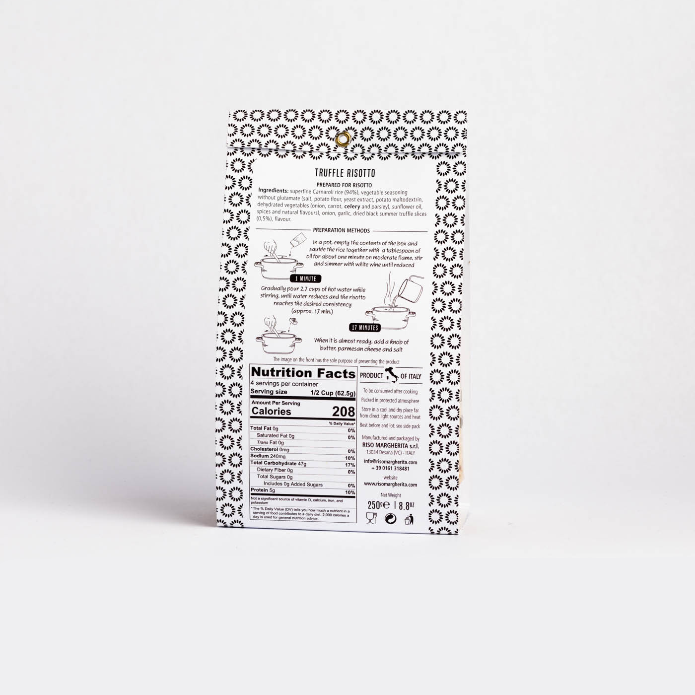 Rice with Truffles 250 gr Riso Margherita