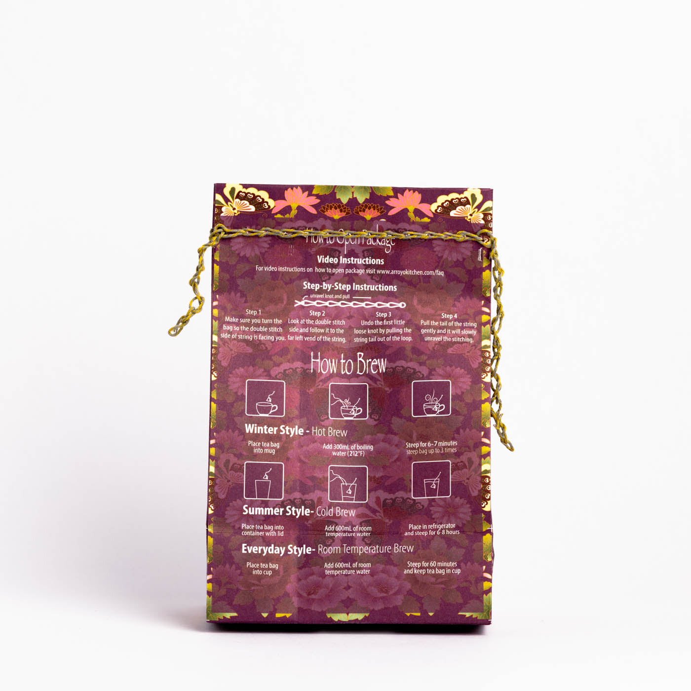 Arroyo Kitchen Rose Oolong Tea Bag