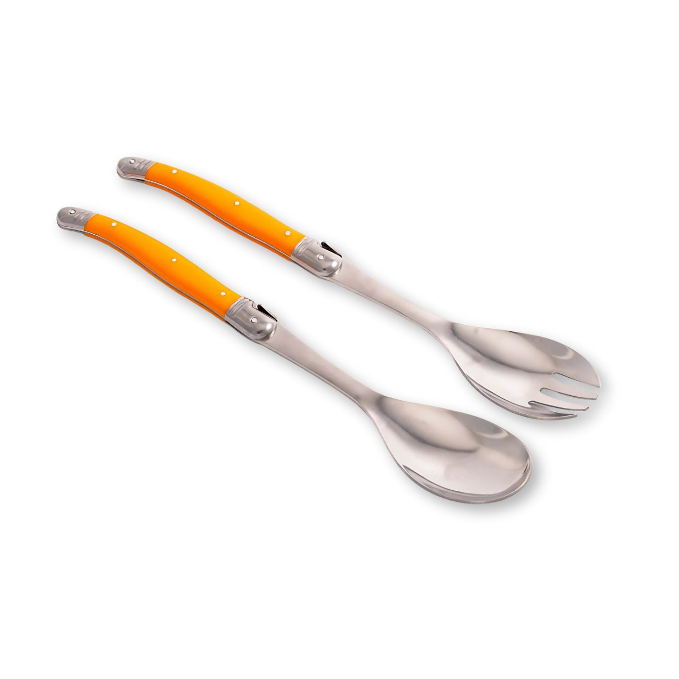 Salad Server Laguiole - Green / Orange