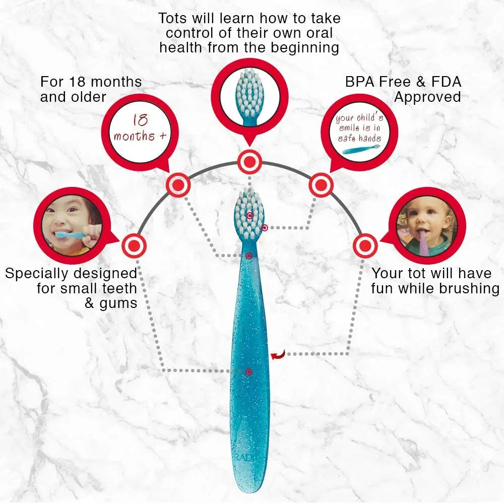 Radius Totz Brush 18 Mo+, Extra Soft