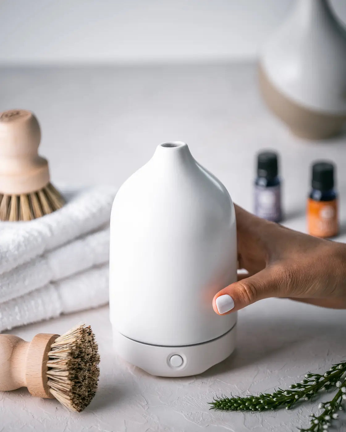 White Ceramic Glass Diffuser