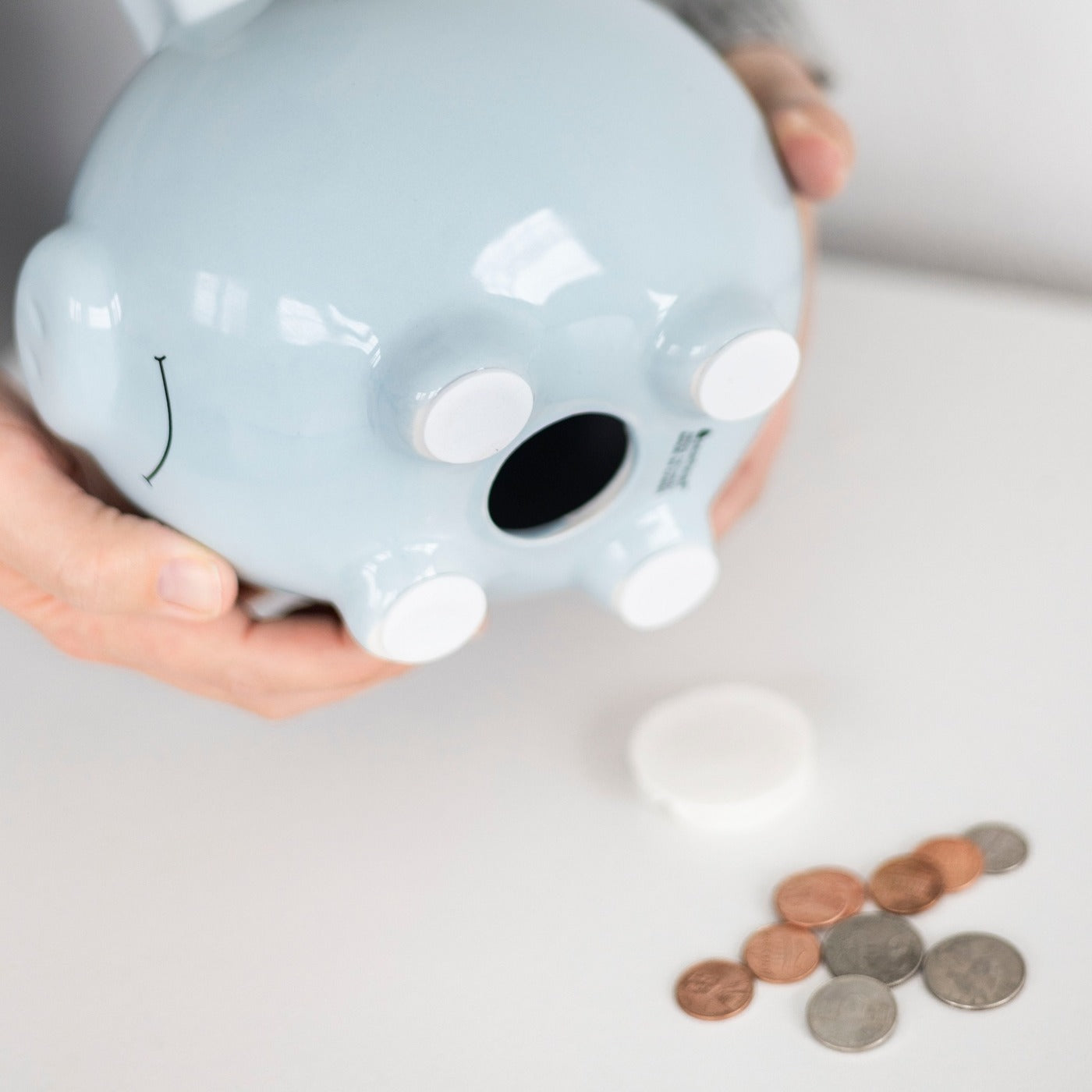Ceramic Piggy Bank - Blue