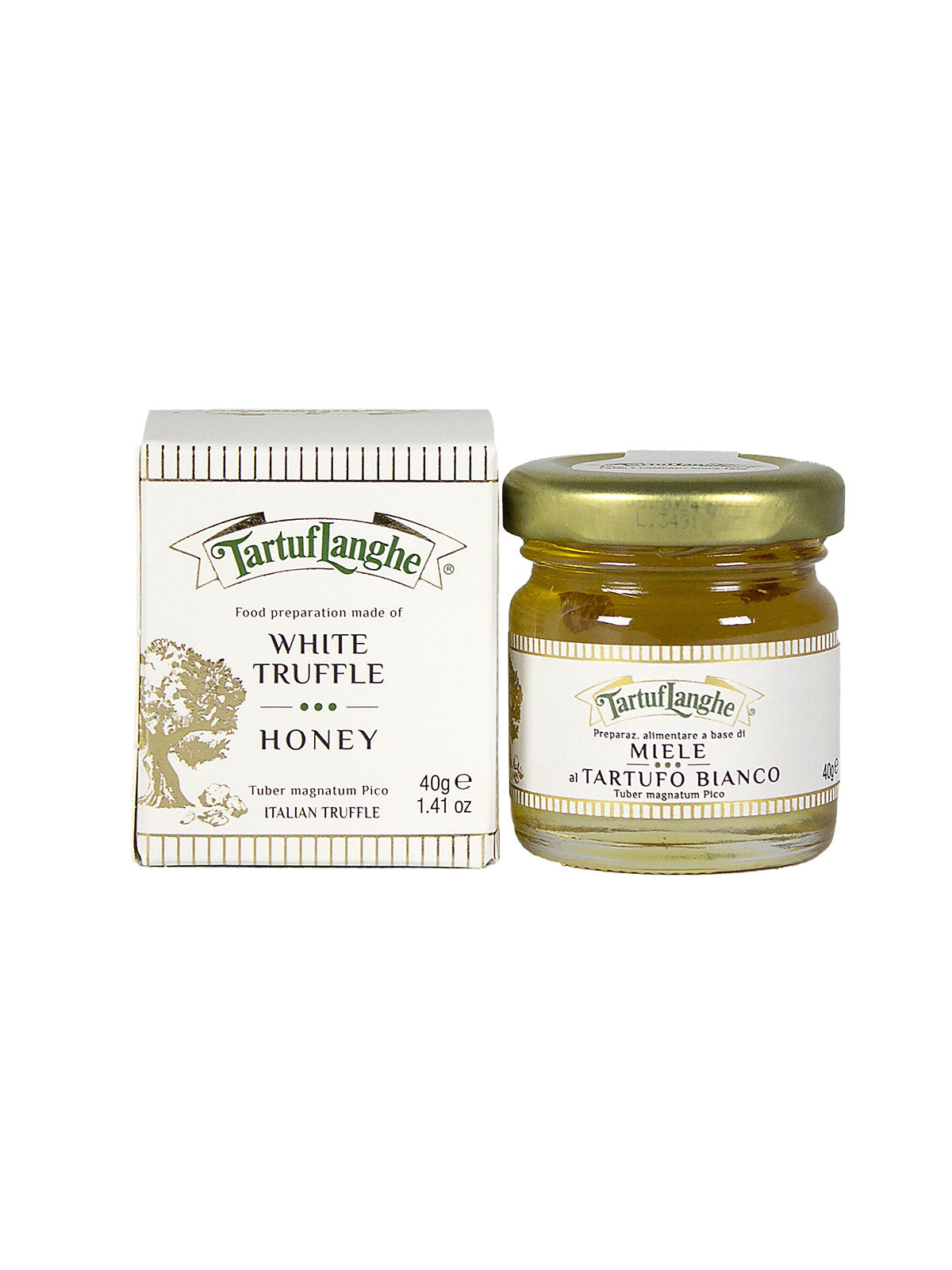 Tartuflanghe Tl Acacia Honey With White Truffle Slices - 40 Gr