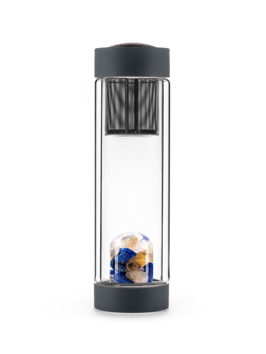 Vitajuwel Via Heat Inspiration | Double-Walled Tea Bottle With
Crystals