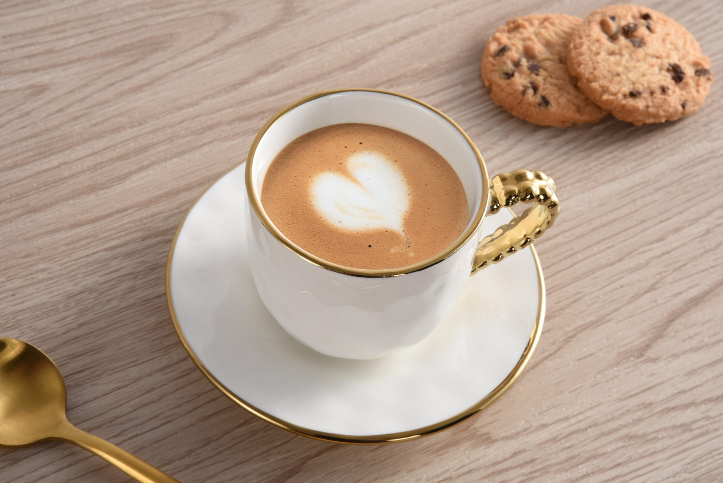 Golden Salerno Espresso Cup and Saucer