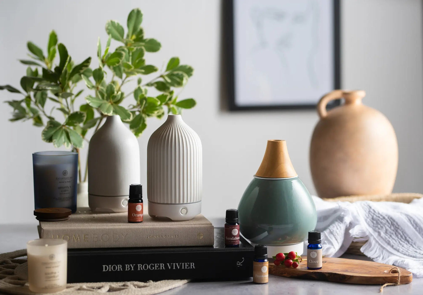 White Ceramic Glass Diffuser