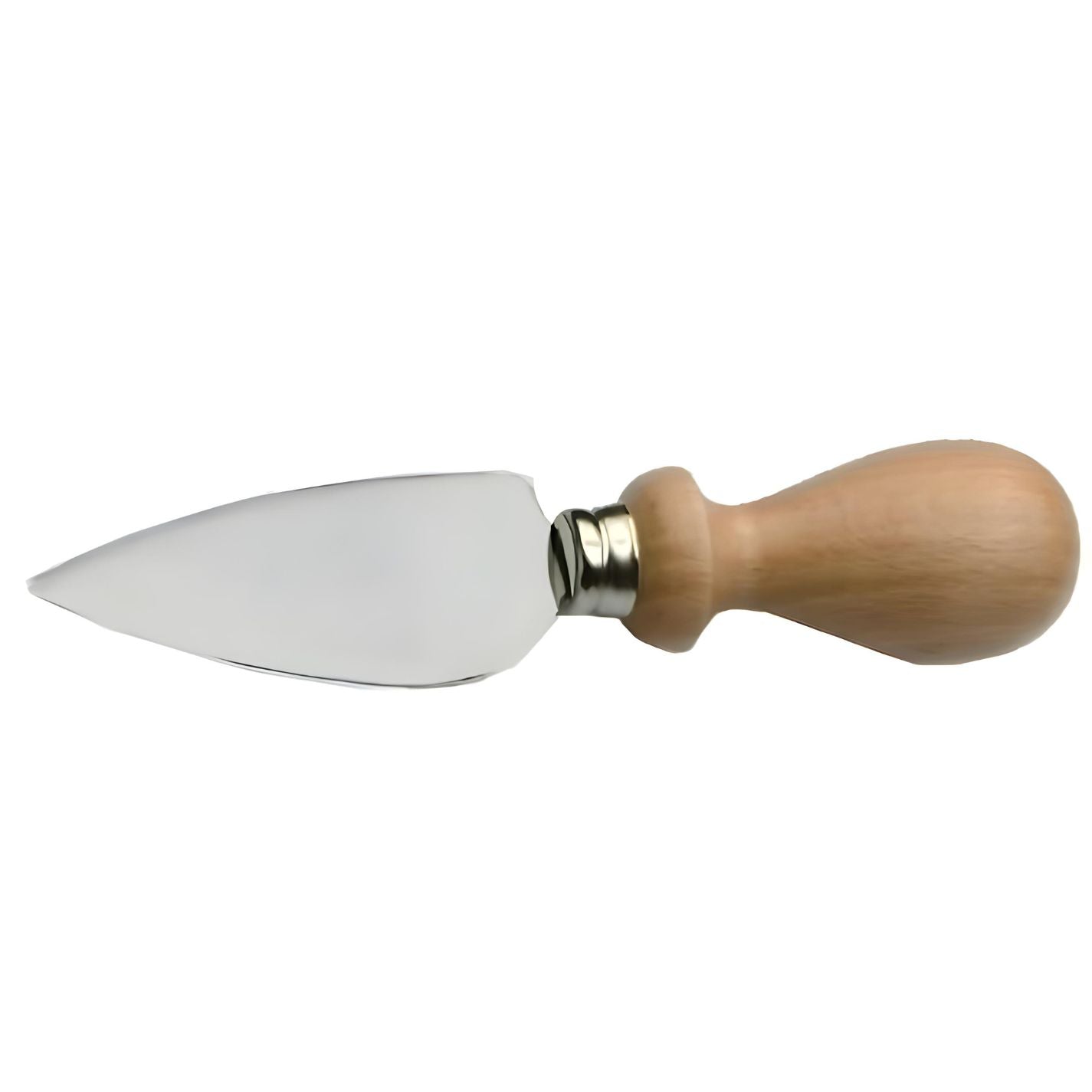 Stainless Steel Parmesan Cheese Large Knife with Wooden Handle