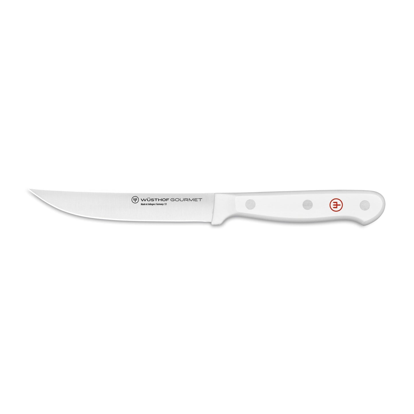 Gourmet White 4 1/2'' Steak Knife