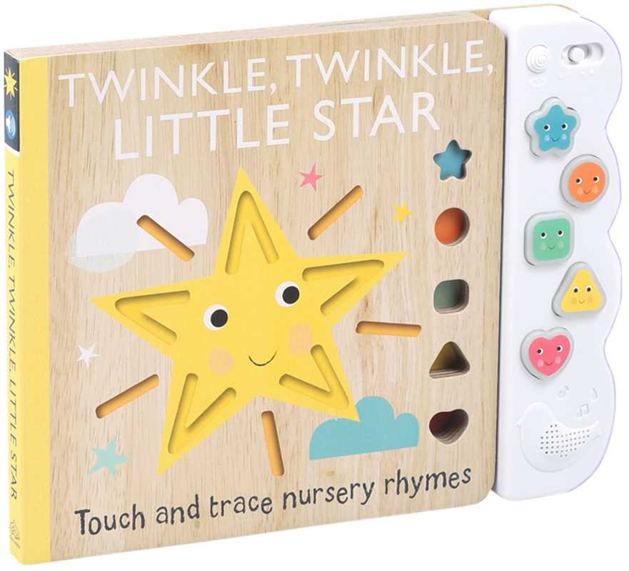 Touch and Trace Nursery Rhymes - Twinkle Twinkle Little Star with 5 Buttton Light