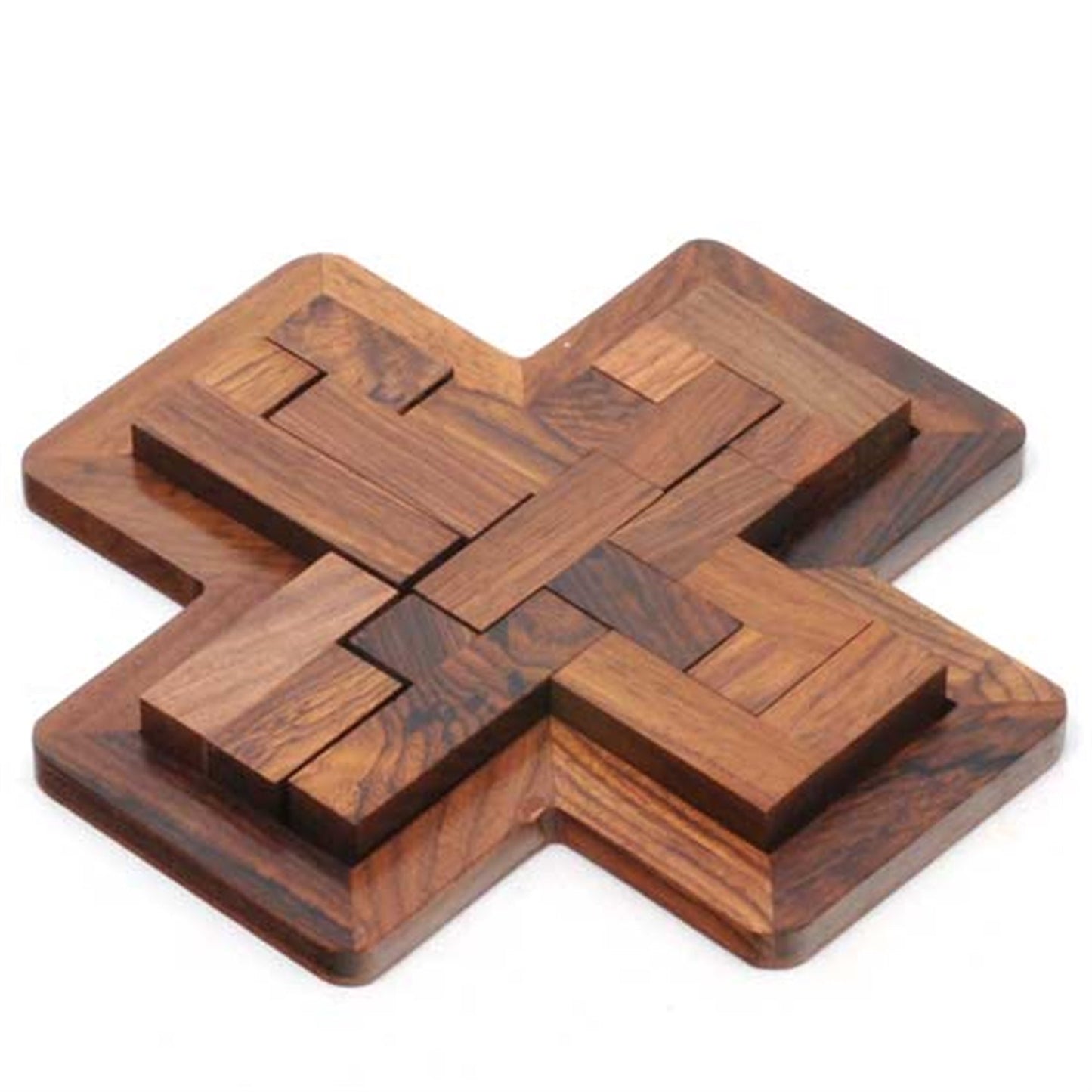 Plus Design Wooden Puzzle Game
