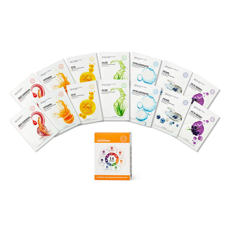 Yerma Rainbow Collagen Mask Beauty Box