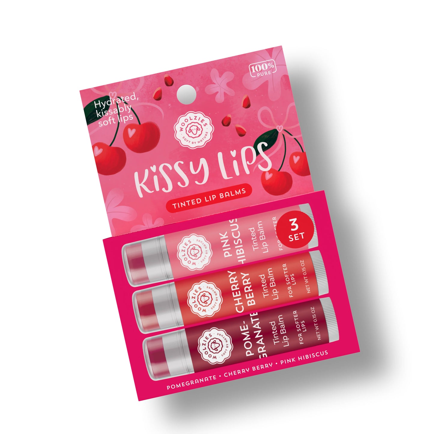 NEW Kissy Lips Tinted Lip Balm Trio