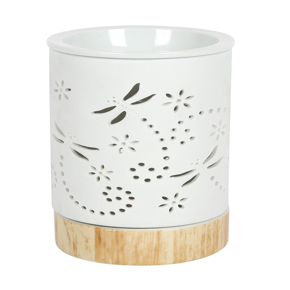 Dragonfly Matte Ceramic Oil Burner / Wax Warmer
