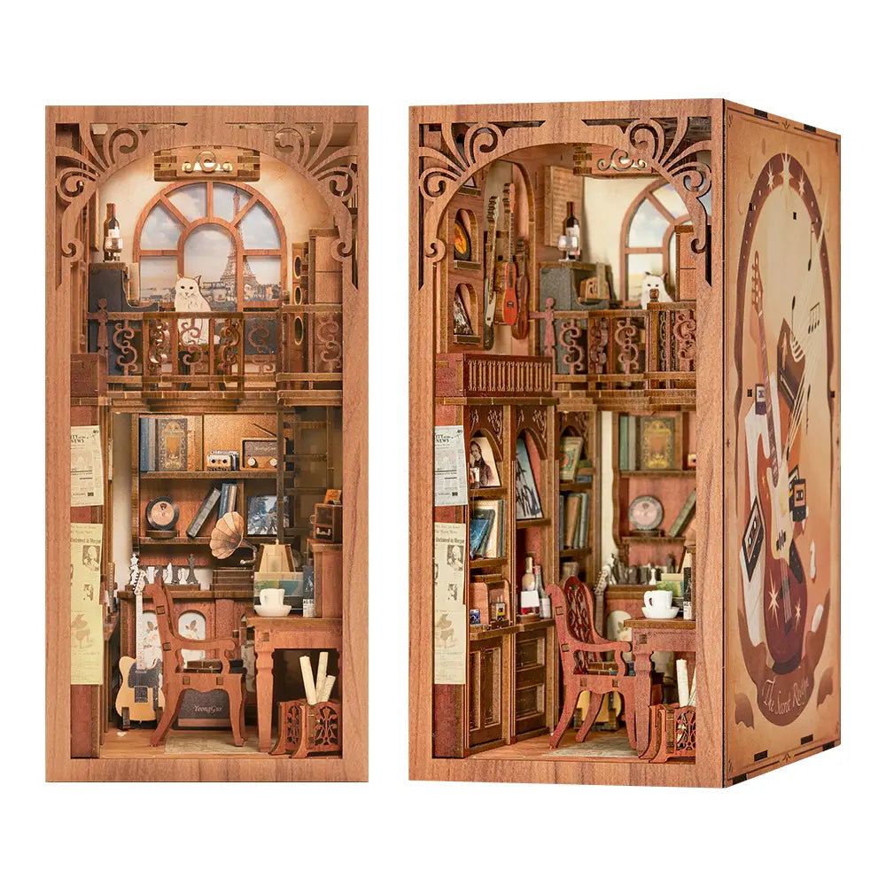DIY Book Nook Kit - The Secret Rhythm with Dust Cover