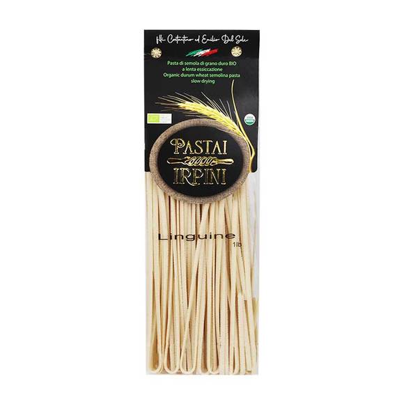 Pastai Irpin Organic Linguine, 100% Italian Durum Wheat Semolina