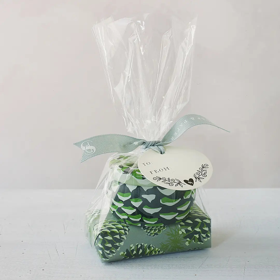 Roland Pine Tin Candle & Soap Gift Set
