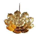 Golden Lotus Incense Holder