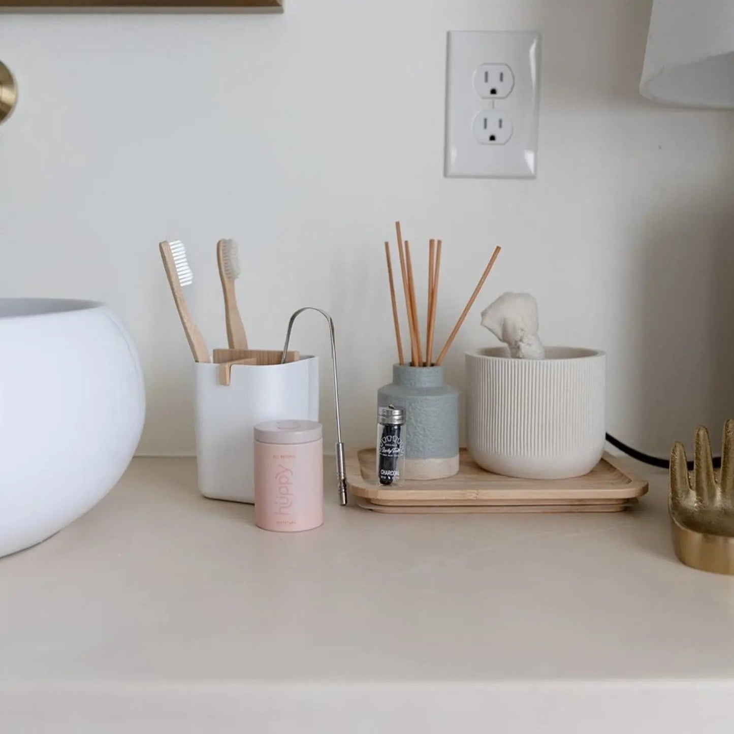 ZWS Toothbrush Holder - White