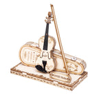 3D Laser Cut Wooden Puzzle - Violin Capricci