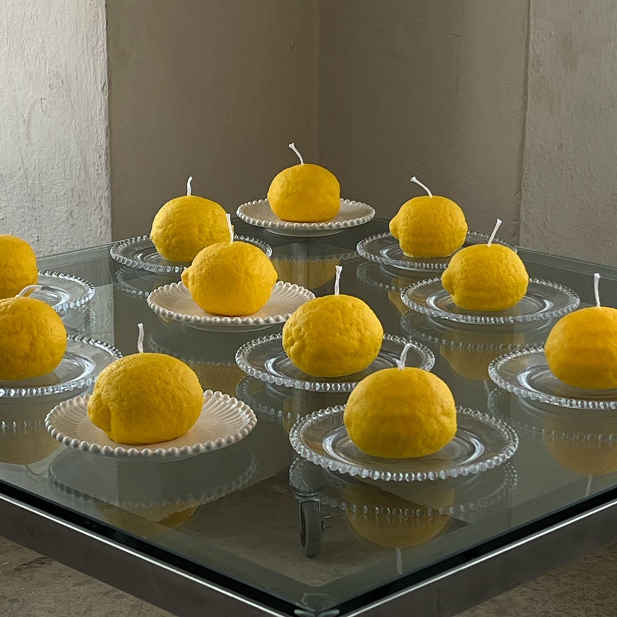 Scandles Yellow Lemon Candle - Large