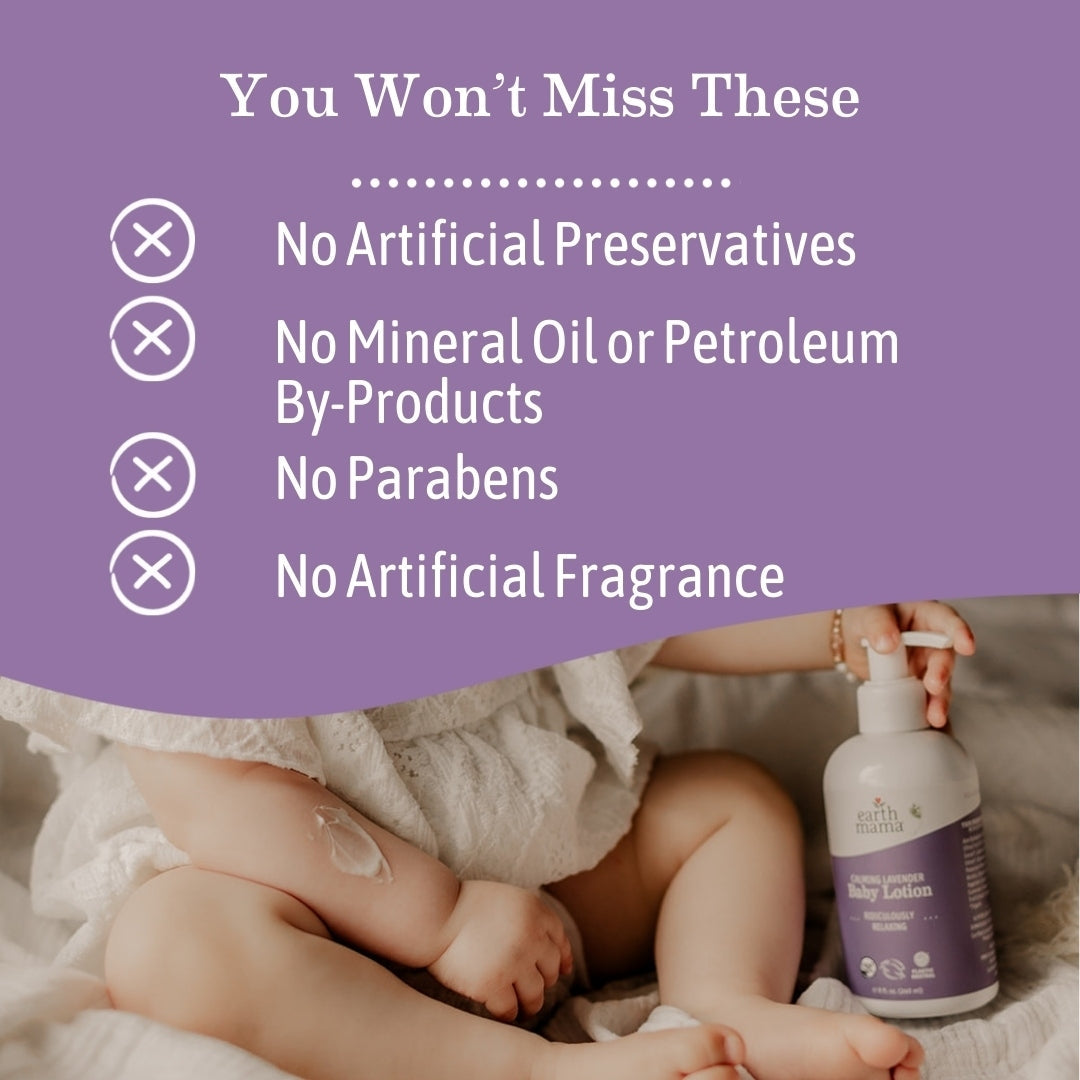 Earth Mama Organics Calming Lavender Baby Lotion