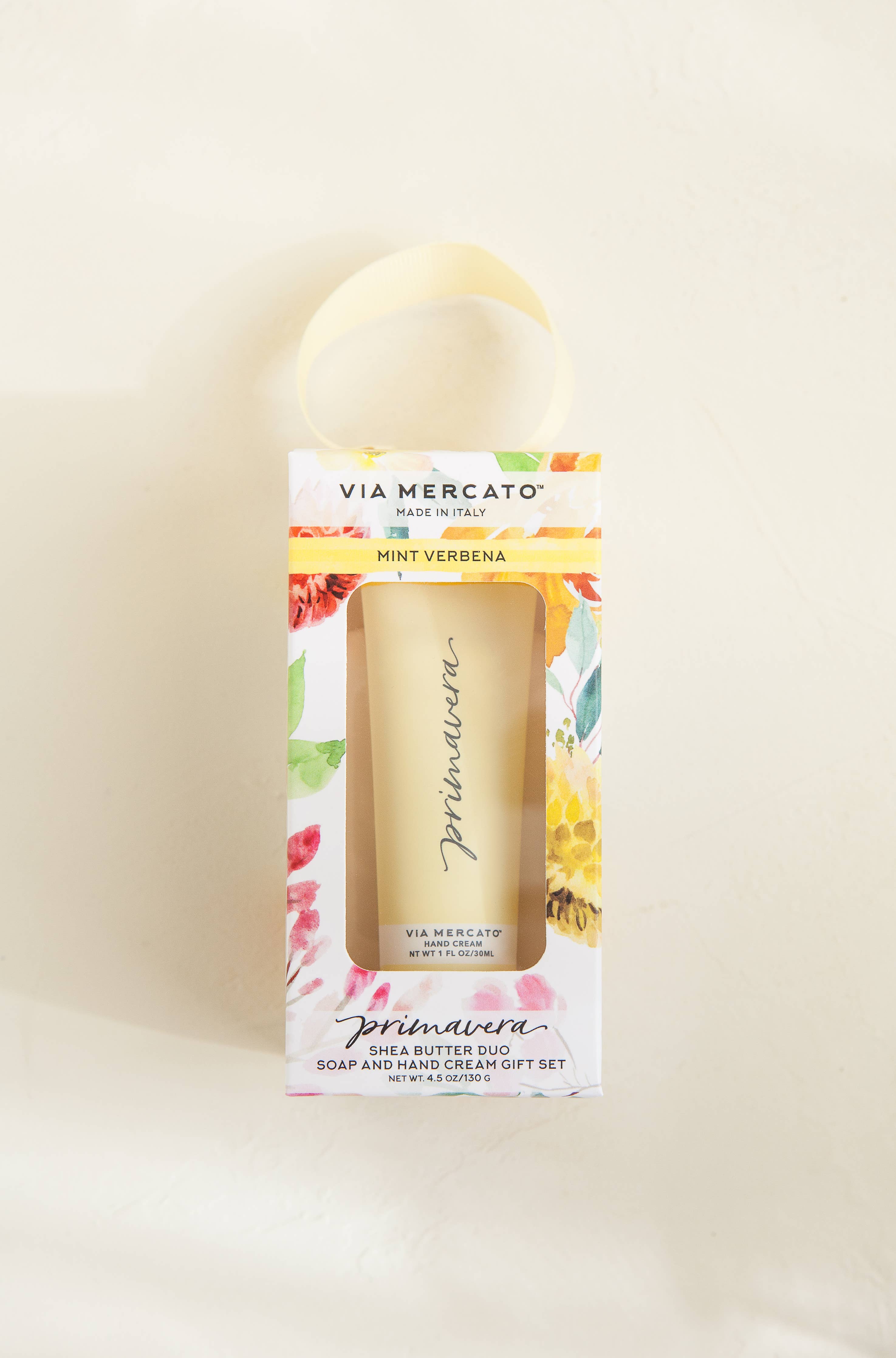 VIA MERCATO – Primavera Italian Soap & Hand Cream DUO (Random Selection)