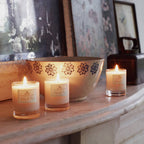 Roland Pine 2.2 oz Votive Glass Soy Candle Set