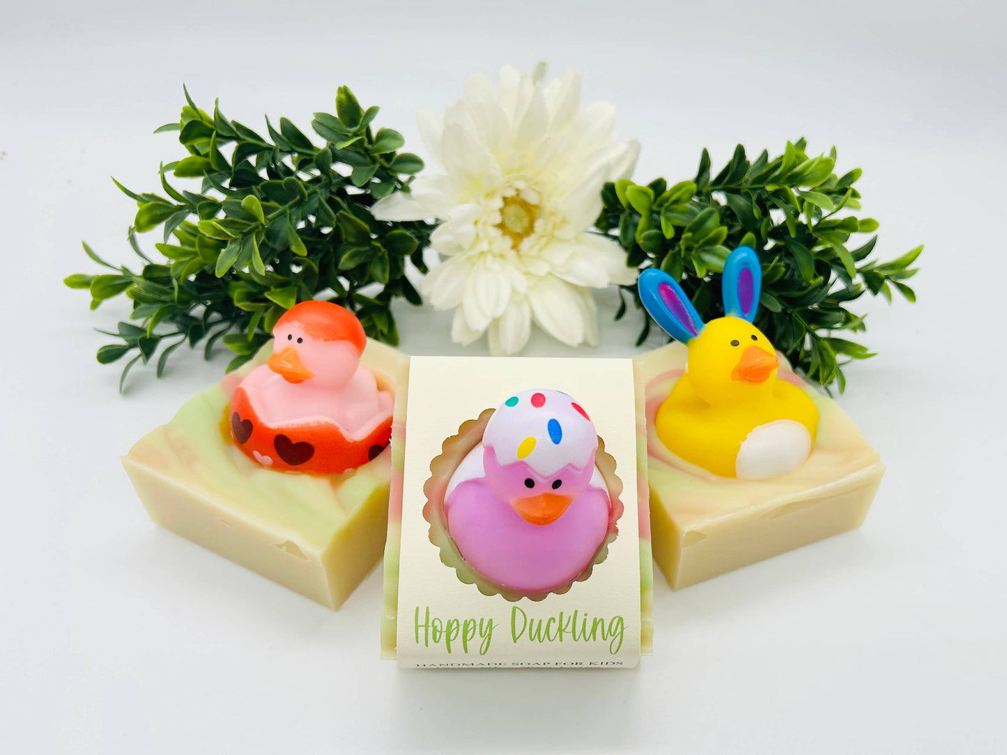 Hoppy Duckling Handmade Soap Bar for Kids EASTER VEGAN