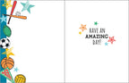 Birthday Greeting Card - Sports