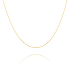 Diamond Cut Cable Chain 14kt Yellow Gold - Shen Yun Collections