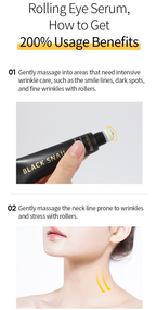 FARMSTAY Black Snail Premium Rolling Eye Serum