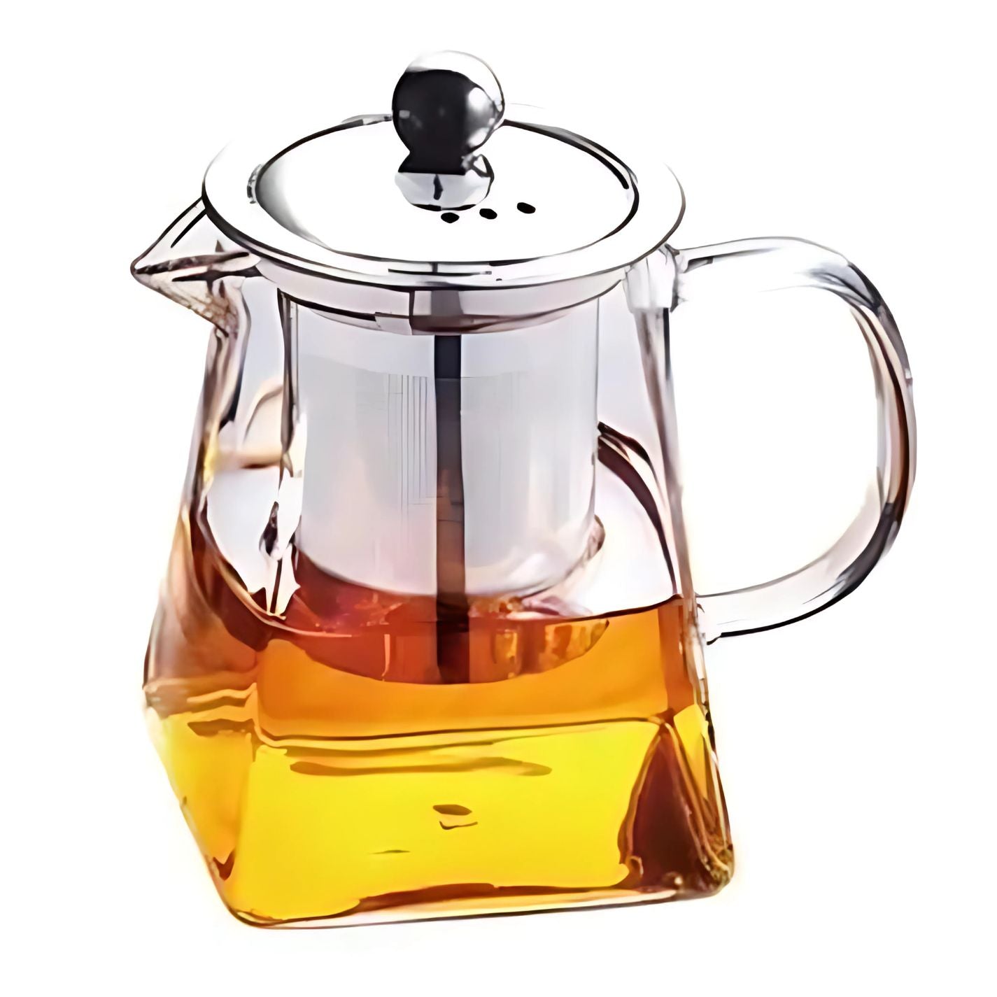 Glass Teapot With Stainless Steel Infuser & Lid  32oz