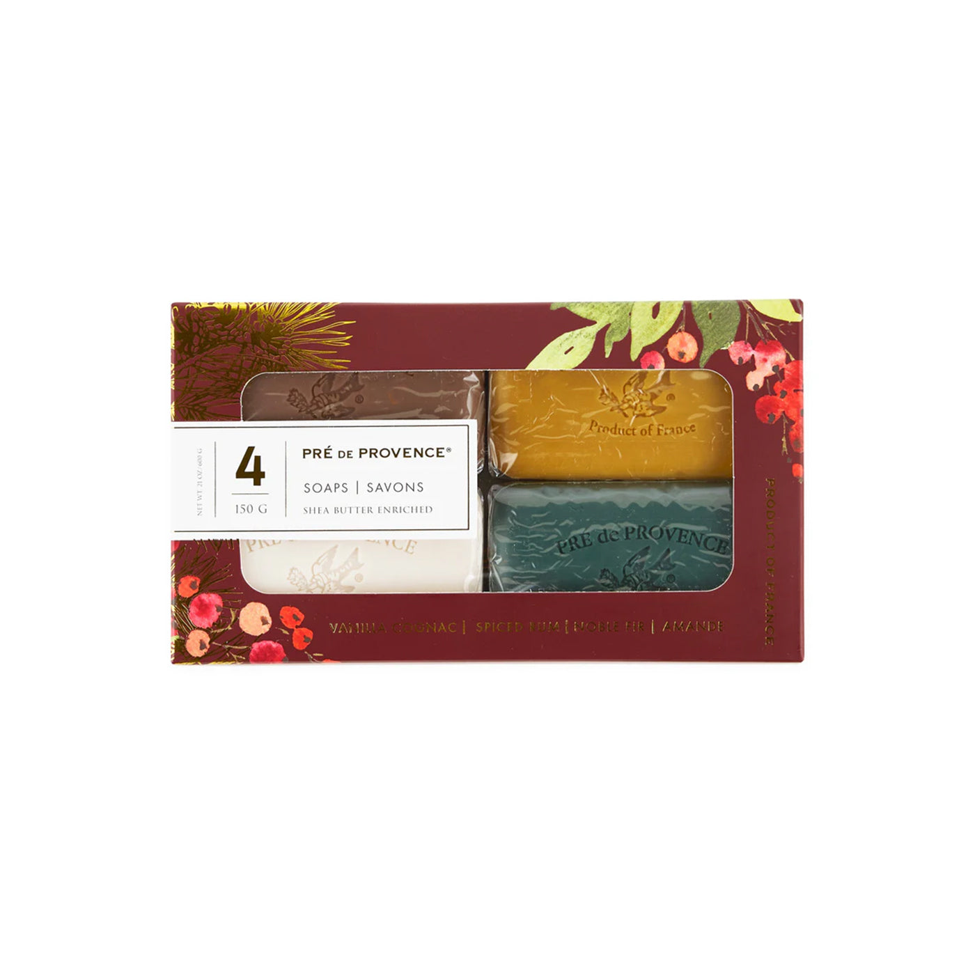 Pre de Provence European Soaps Heritage Soap Gift Set - Holiday Scents (150g)