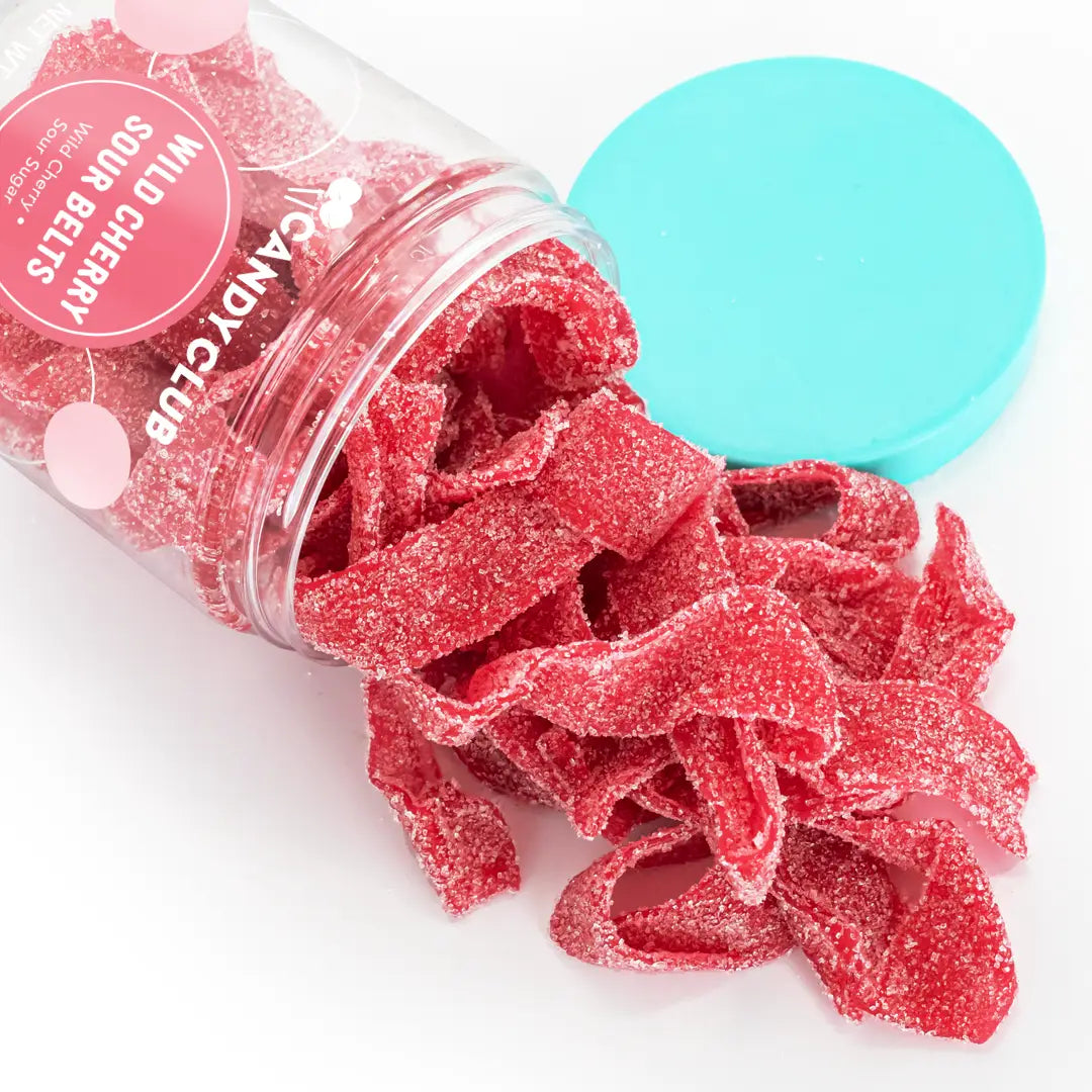 Candy Club Wild Cherry Sour Belts