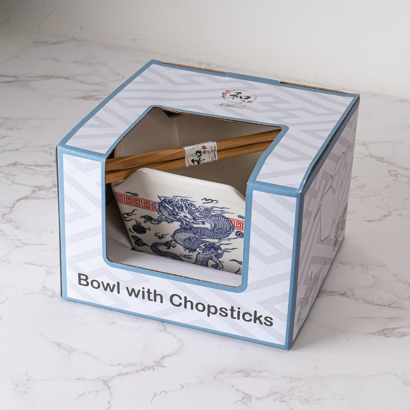 Takeout Box Serving Bowl With Chopsticks