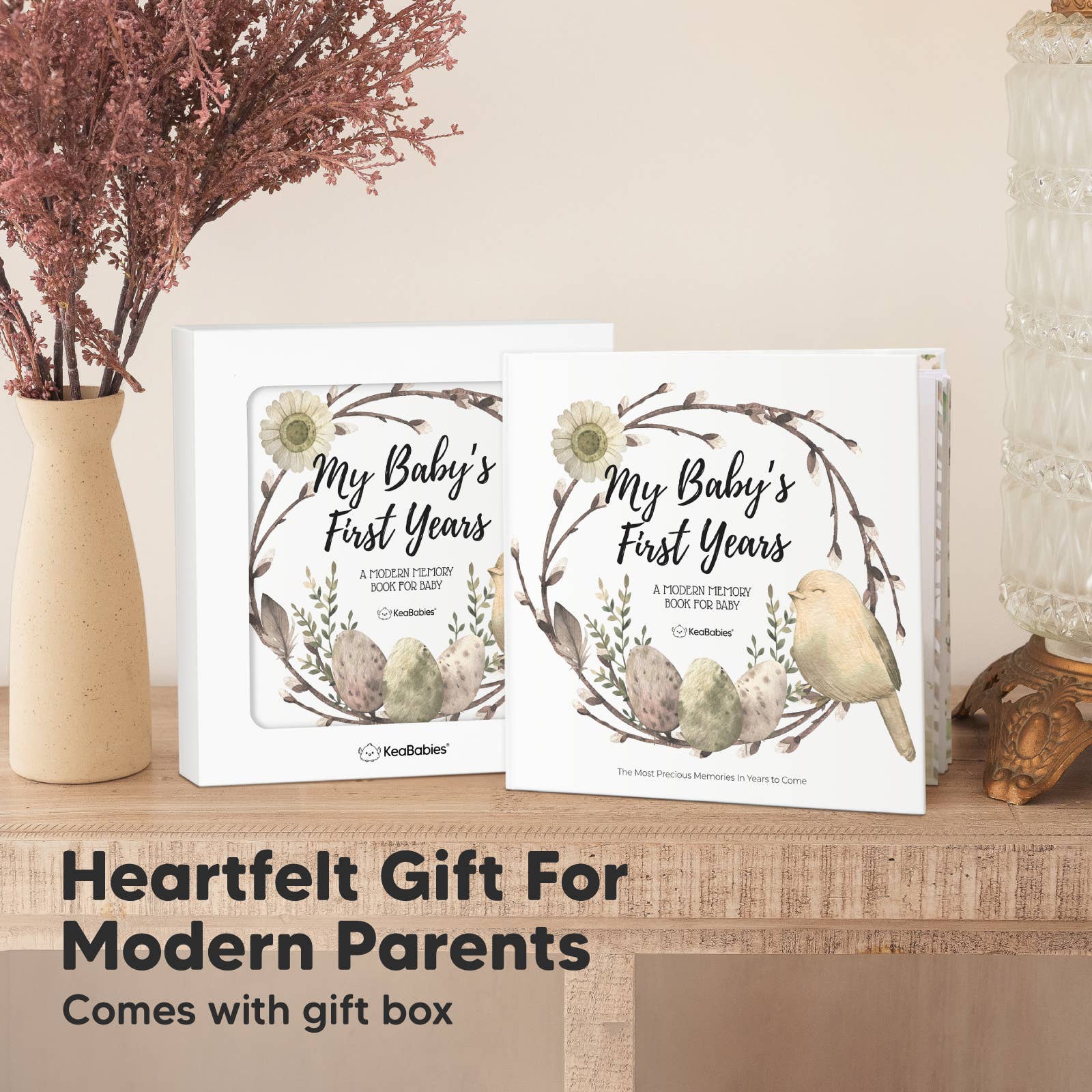 KeaBabies Baby First Years Memory Book - WonderLand