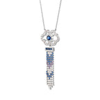Mongolian Radiance Necklace Side View - Shen Yun Collections
