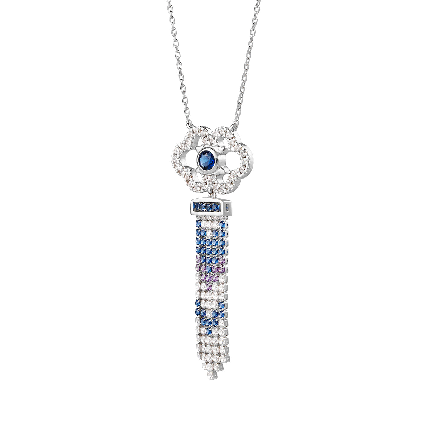 Mongolian Radiance Necklace Side View - Shen Yun Collections