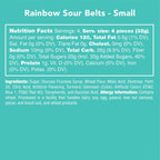 Candy Club Rainbow Sour Belts