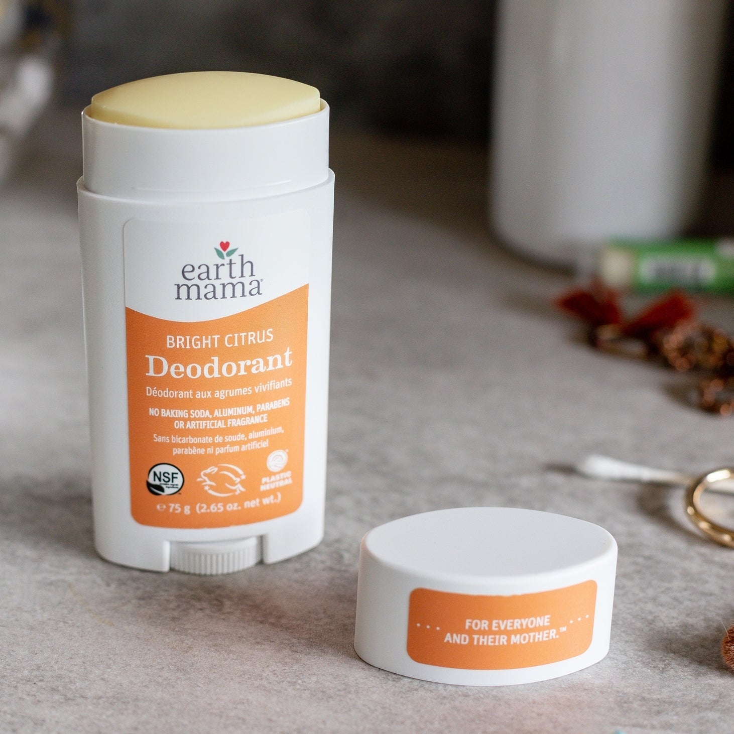 Earth Mama Organics Bright Citrus Deodorant