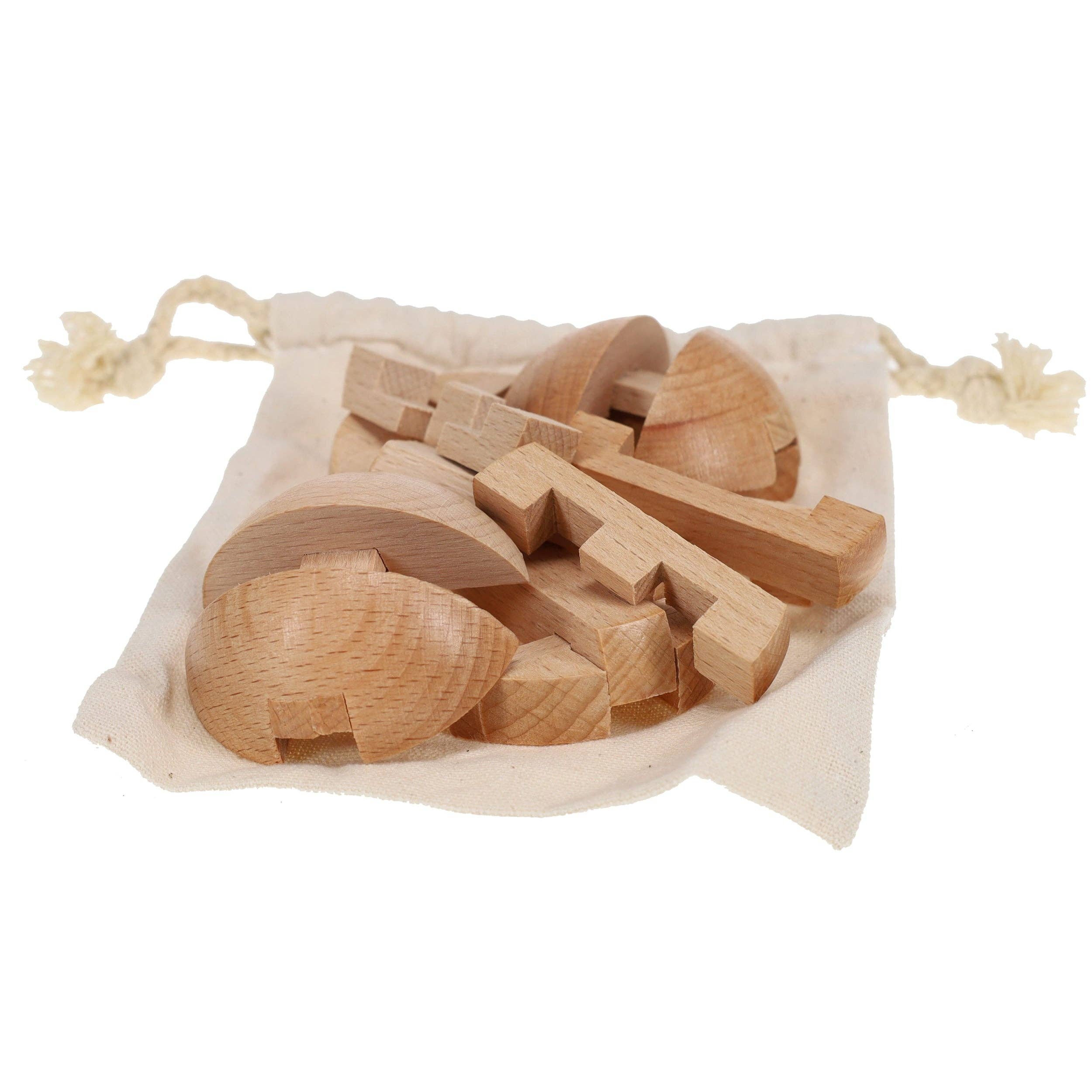 Solid Wood 3D Sphere Puzzle