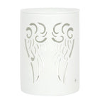 White Angel Wings Oil Burner and Wax Warmer