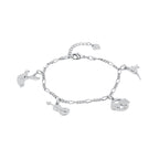 Shen Yun Anniversary Bracelet Silver Side View - Shen Yun Collections
