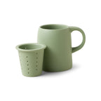 Ceramic Tea Infuser Mug - Sage, 11 Oz