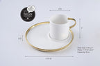 Pampa BayFor Coffee Lovers - Cappuccino Cup and Plate