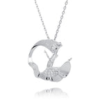 Diamond Cut Chain for Brooch Silver with Pendant - Shen Yun Collections